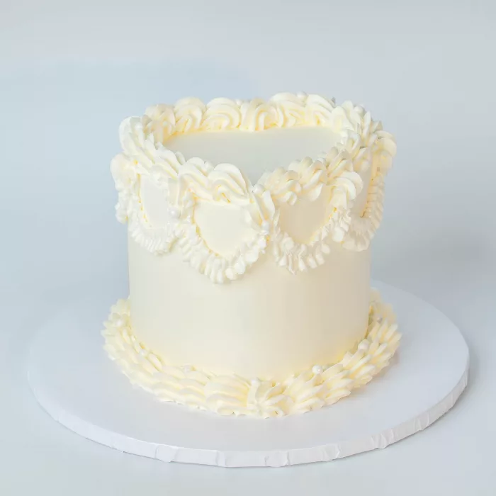 Custom celebration cake prepared by Buttrcream Cakes
